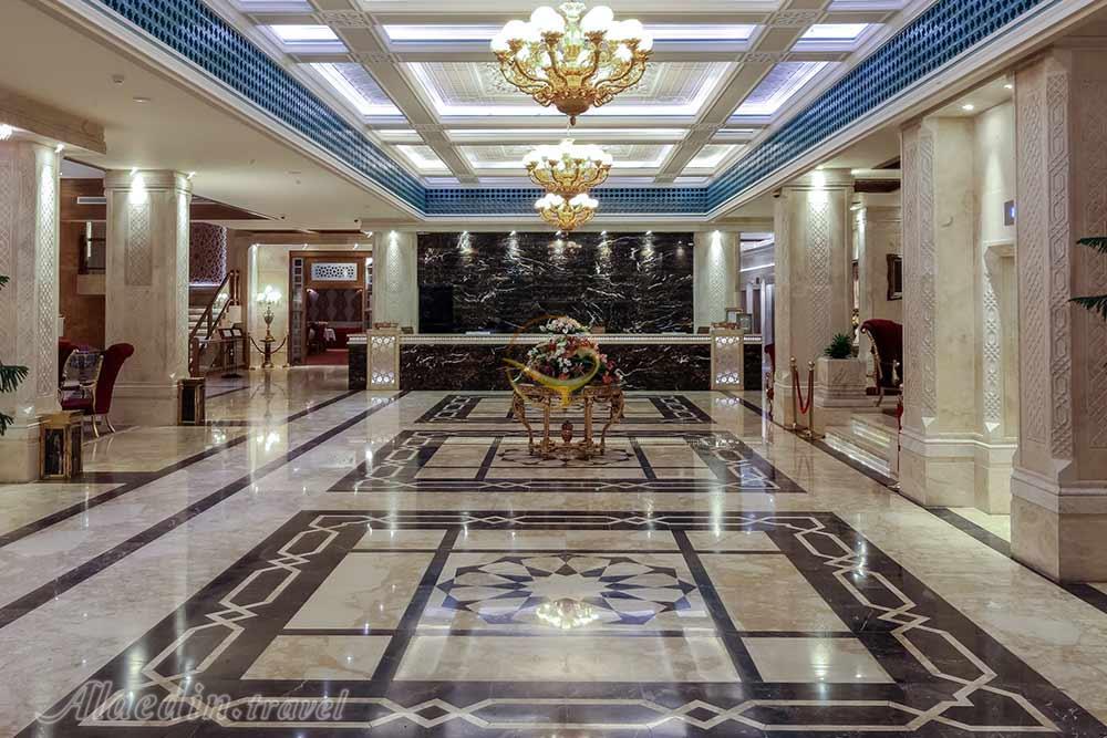 Lobby of five star Zandiyeh Hotel in Shiraz| Alaedin Travel