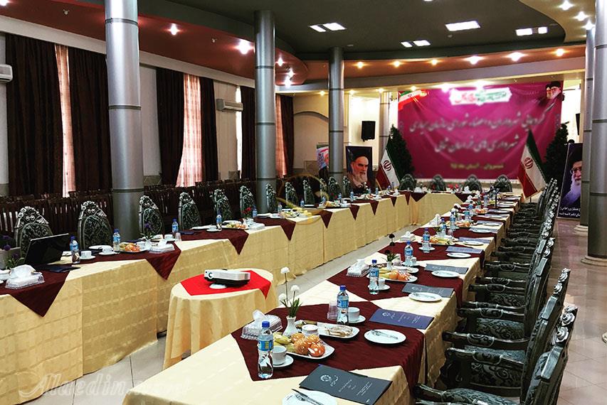 Conference room of three star Reza Hotel in Shirvan| Alaedin Travel