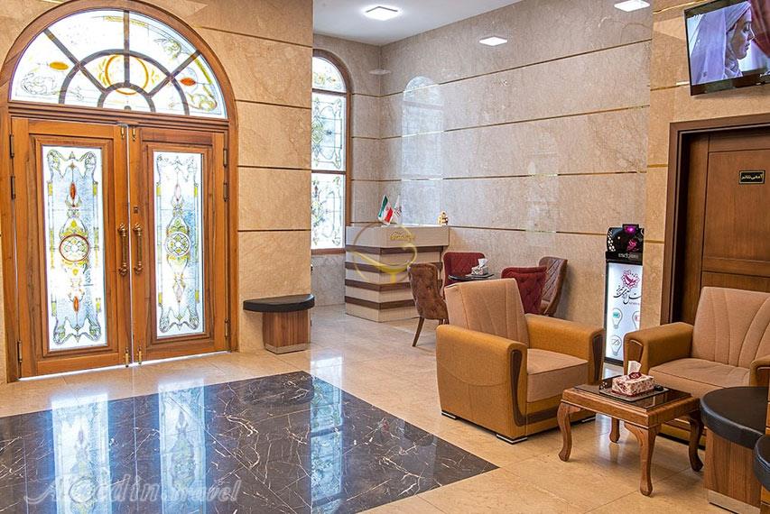 lobby of 4 star Azadi Hotel in Tabriz | Alaedin Travel