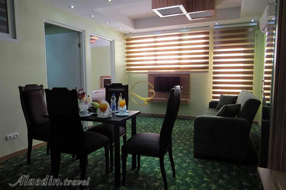 Living room of four star Behboud Apartment Hotel in Tabriz| Alaedin Travel