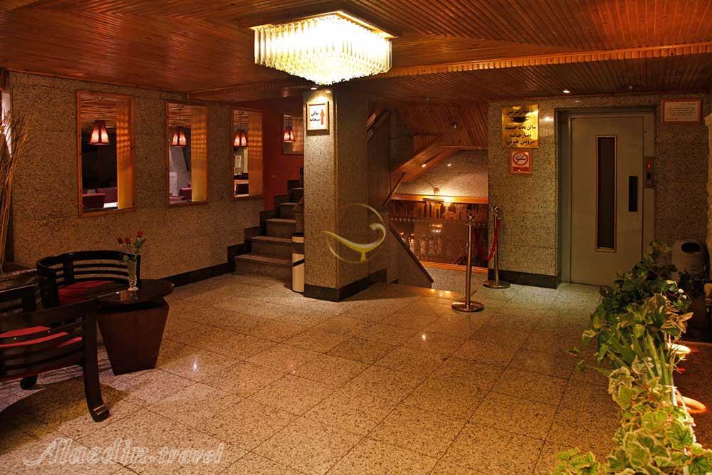 Lobby of three star Amir Hotel in Tehran| Alaedin Travel