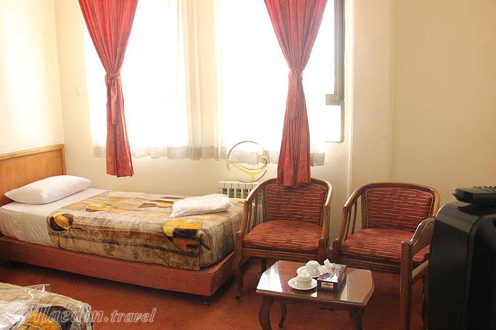 Twin room of Azadi Hotel in Tehran| Alaedin Travel