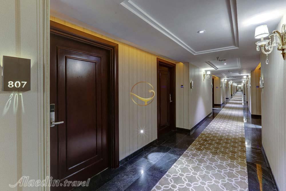 Corridor of five star Espinas Palace Hotel in Tehran| Alaedin Travel