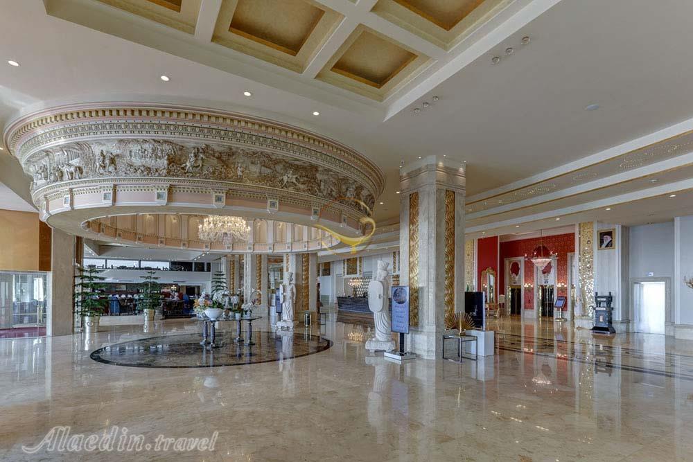 Lobby of five star Espinas Palace Hotel in Tehran| Alaedin Travel