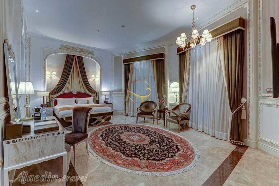 Suites of five star Espinas Palace Hotel in Tehran| Alaedin Travel