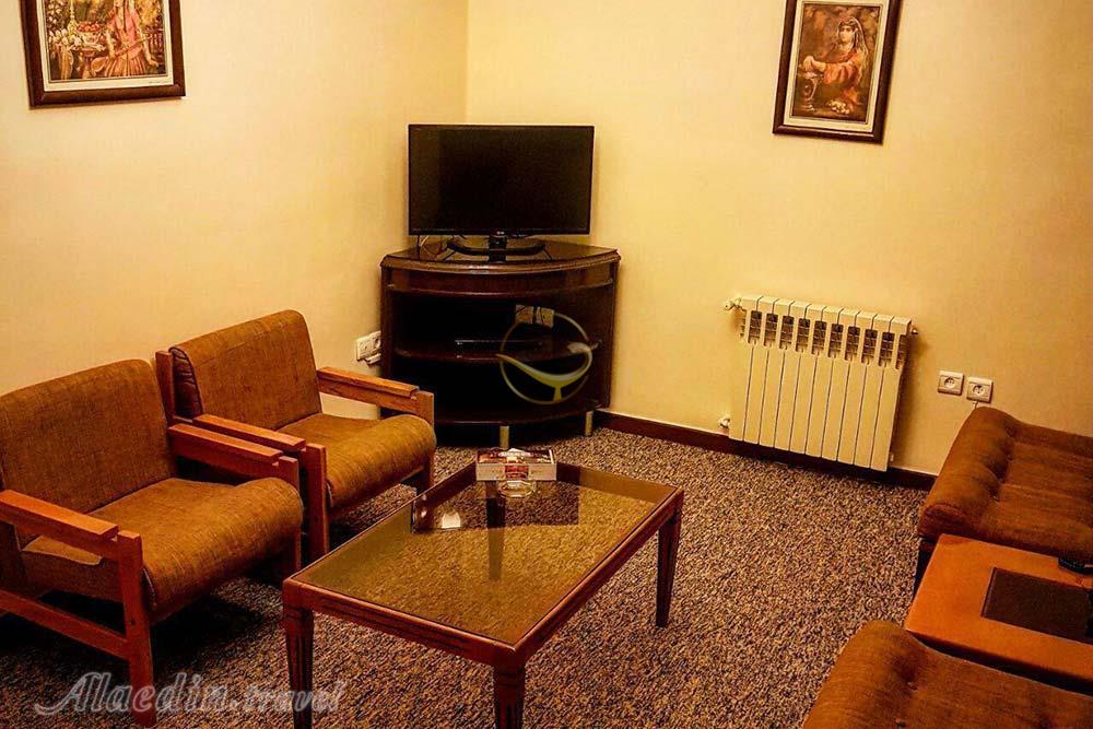 Living room of three star Iranshahr Hotel in Tehran| Alaedin Travel