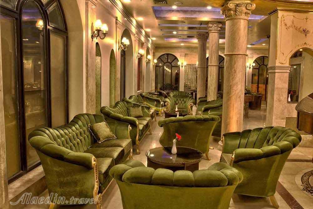 Lobby of three star Marlik Hotel in Tehran| Alaedin Travel