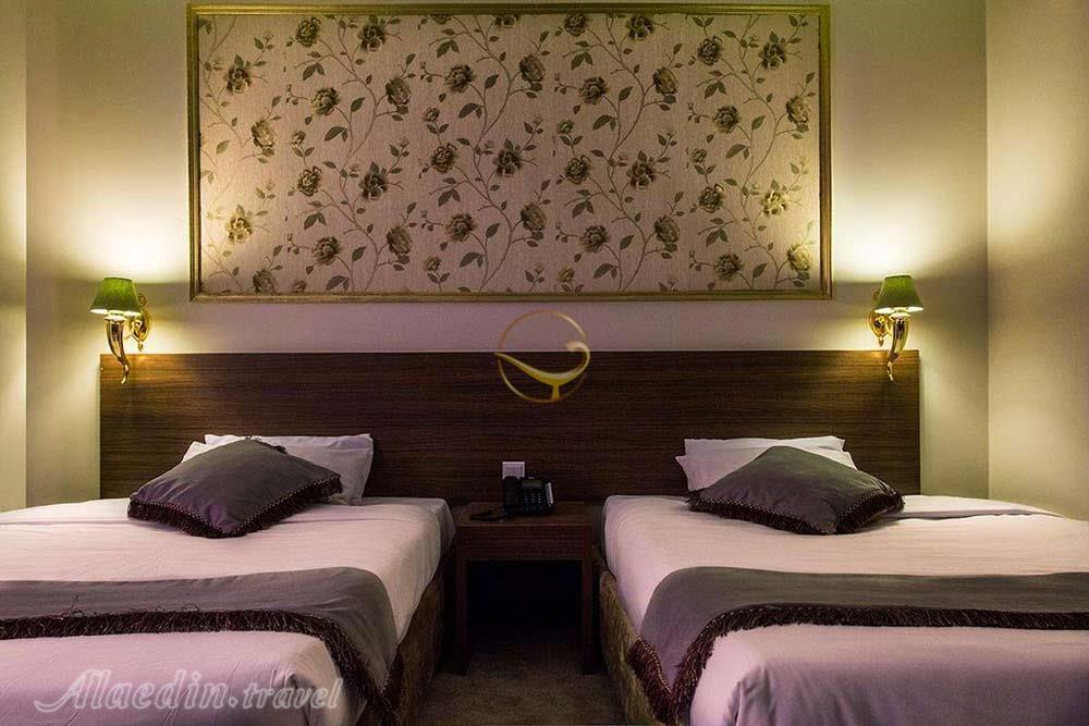 Twin room of three star Marlik Hotel in Tehran| Alaedin Travel