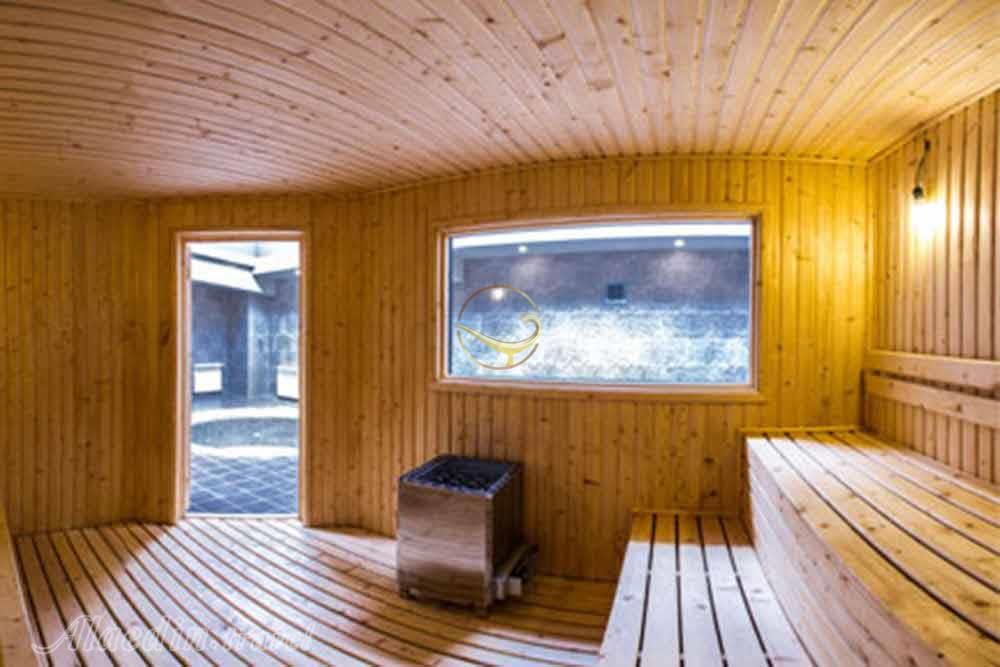 Sauna of three star Mashhad Hotel in Tehran| Alaedin Travel