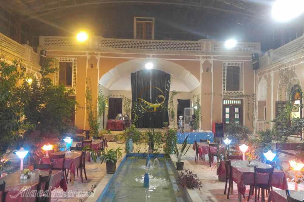 Restaurant of Adib Al-mamalek Traditional Hotel in Yazd| Alaedin Travel