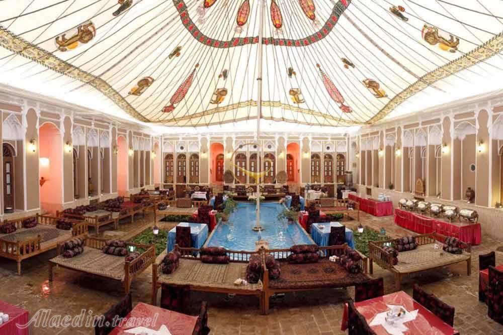 Restaurant of four star Fahadan Museum Hotel in Yazd| Alaedin Travel