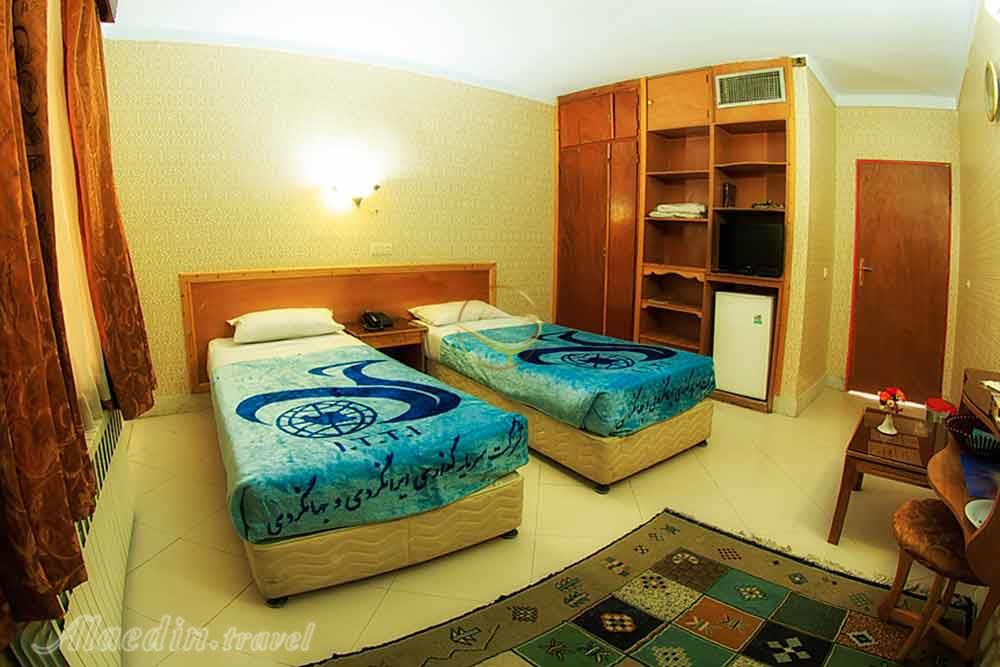 Twin room of three star Tourist Hotel in Zanjan| Alaedin Travel