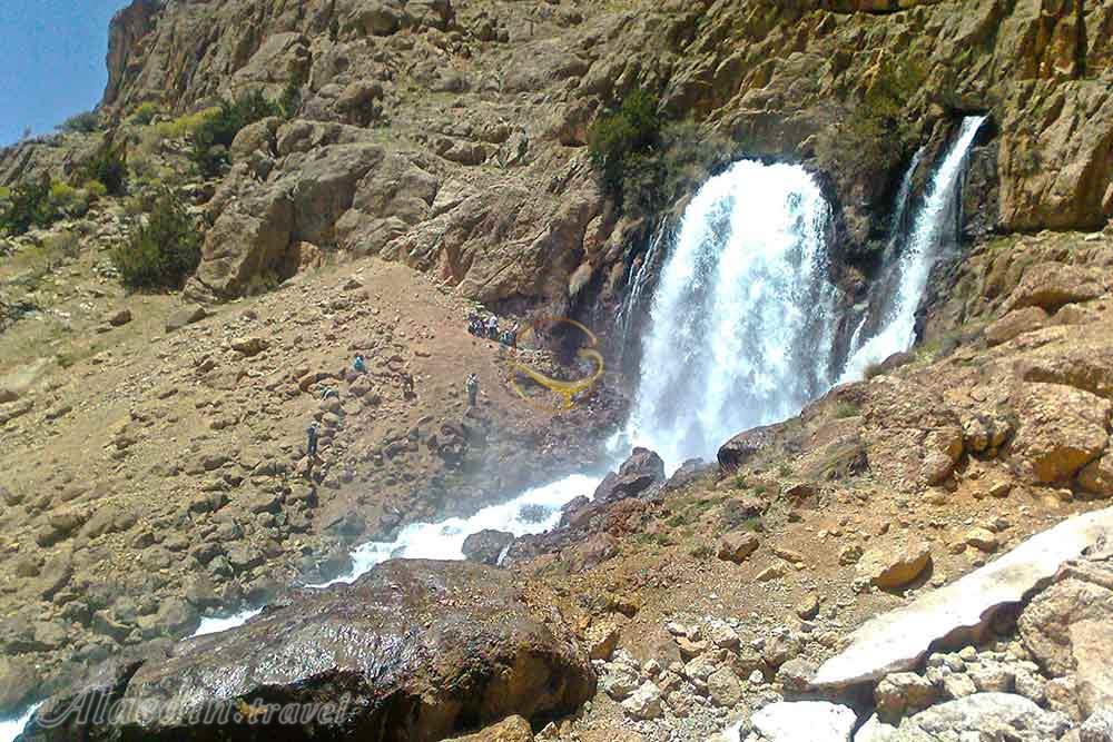 Chekan Waterfall of Aligudarz | Alaedin Travel