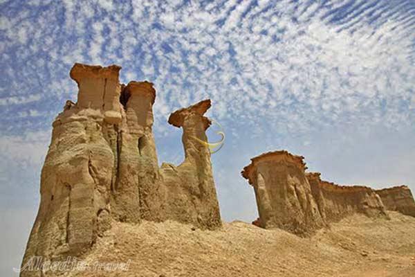 بیابان سایه خوش در بندر لنگه