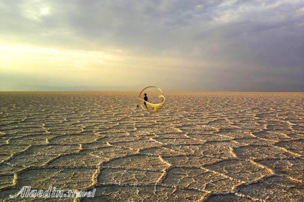 Haj Aligholi Salt Lake of Damghan | Alaedin Travel