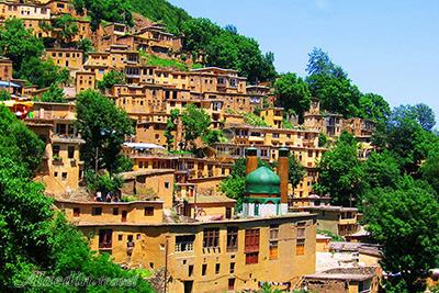 Masouleh Rooftop Village in Fuman