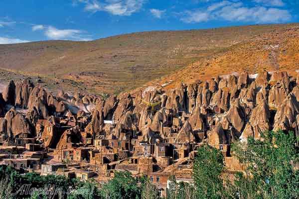 Kandovan Village in Osku