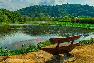 Soostan Lagoon in Lahijan