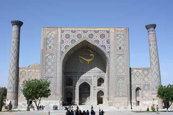 مدرسه الغ بیگ سمرقند در ازبکستان