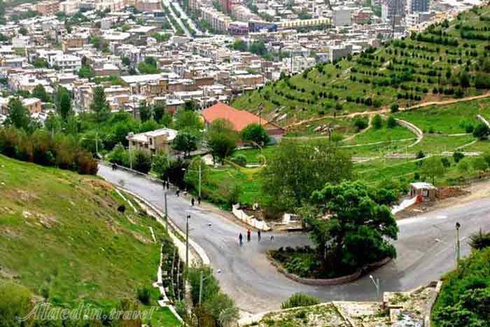 Abidar Amusement Park in Sanandaj