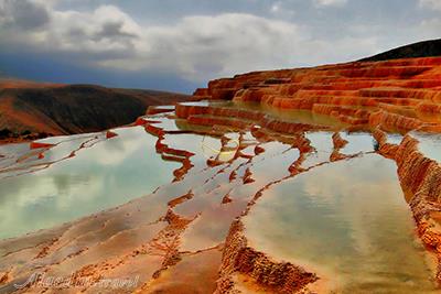 Badab-e-Surt Natural Springs in Sari