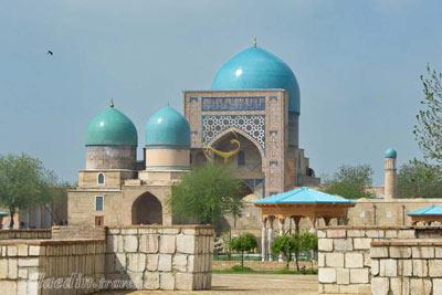 مسجد کوک گومباز در شهر سبز - ازبکستان