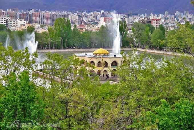 El-Goli Park in Tabriz