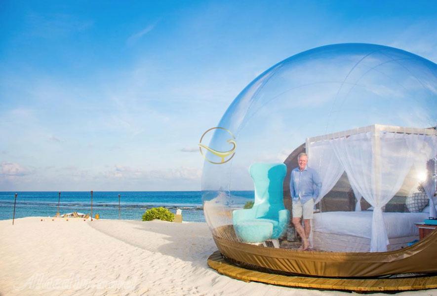 هتل ساحلی حبابی مالدیو
