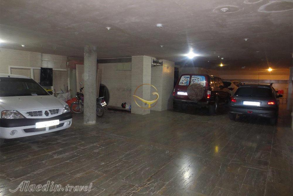 Parking of Saba Hotel in Isfahan| Alaedin Travel