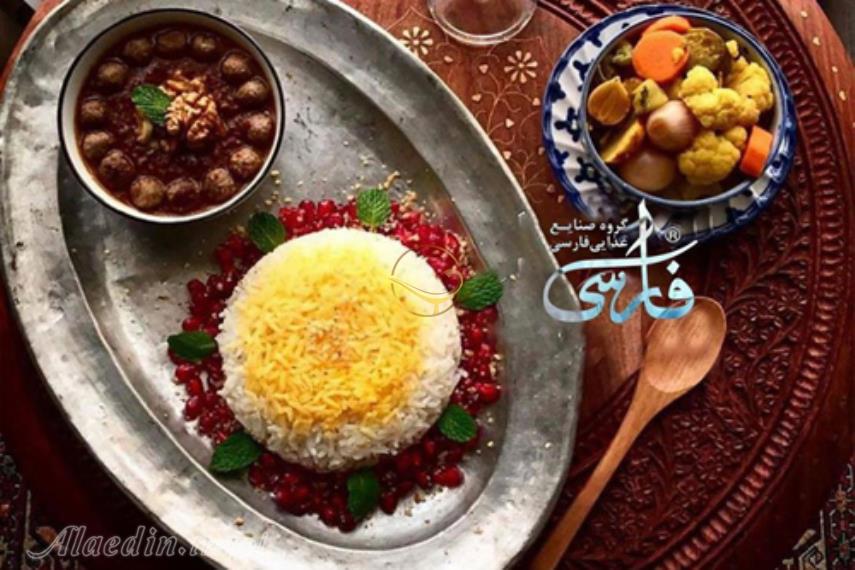 تهیه غذای فارسی تهران | علاالدین تراول